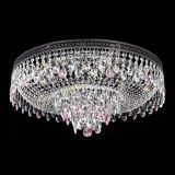 Люстра Венеция Кольцо Черная №8 розовая в Симферополе