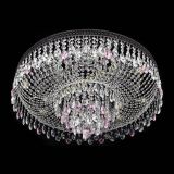 Люстра Венеция Кольцо Черная №8 розовая в Симферополе