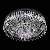 Люстра Венеция Кольцо Черная №8 розовая в Симферополе