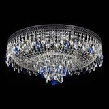 Люстра Венеция Кольцо Черная №8 синяя в Симферополе