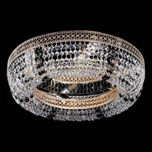 Люстра Венеция Кольцо черная в Симферополе Гусь Хрустальный