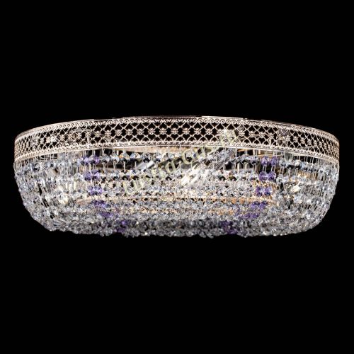 Люстра Венеция Кольцо фиолетовая в Симферополе Гусь Хрустальный