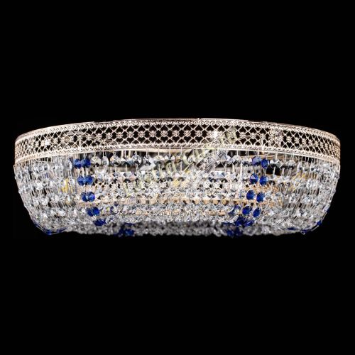 Люстра Венеция Кольцо синяя в Симферополе Гусь Хрустальный