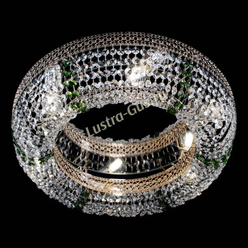 Люстра Венеция Кольцо зеленая в Симферополе Гусь Хрустальный