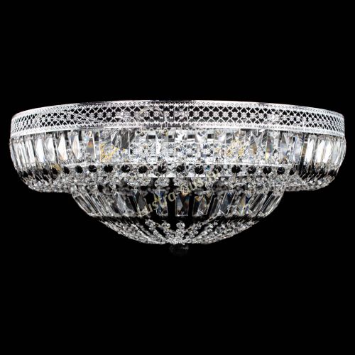 Люстра Венеция Купол пластинка 600 Черная в Симферополе Гусь Хрустальный