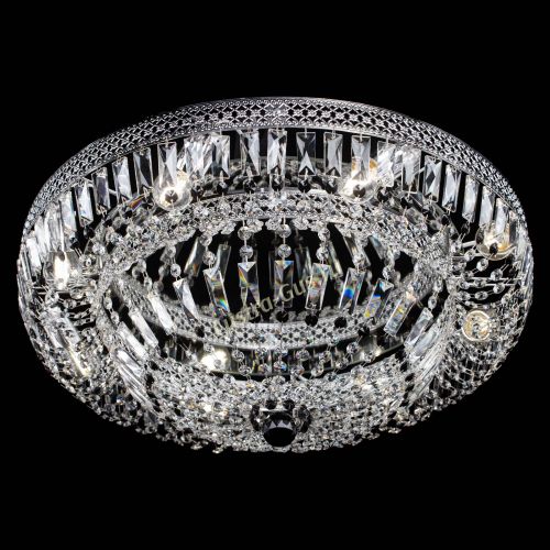 Люстра Венеция Купол пластинка 600 Черная в Симферополе Гусь Хрустальный