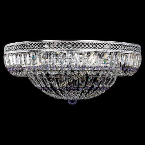 Люстра Венеция Купол пластинка 600 Фиолетовая в Симферополе Гусь Хрустальный