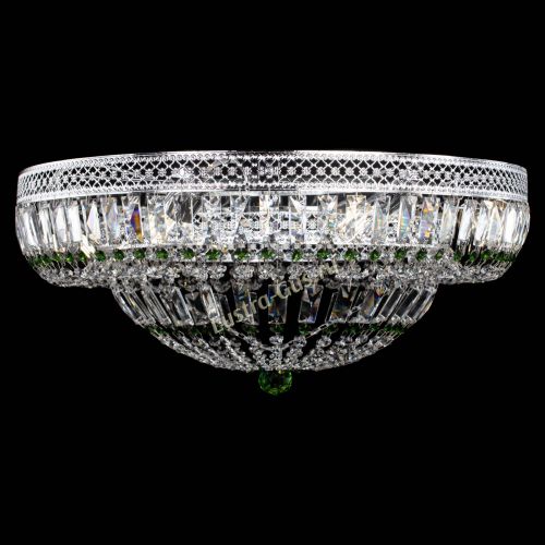 Люстра Венеция Купол пластинка 600 Зеленая в Симферополе Гусь Хрустальный