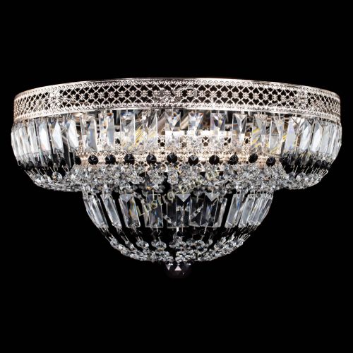 Люстра Венеция Купол пластинка Черная в Симферополе Гусь Хрустальный