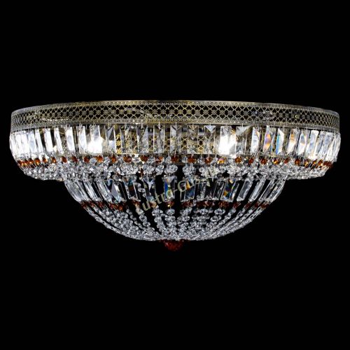 Люстра Венеция Купол пластинка под бронзу Чайная в Симферополе Гусь Хрустальный