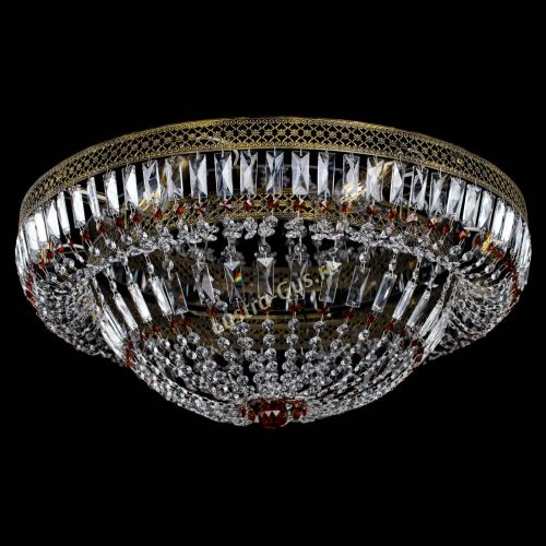 Люстра Венеция Купол пластинка под бронзу Чайная в Симферополе Гусь Хрустальный