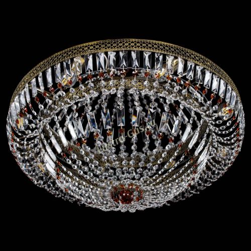 Люстра Венеция Купол пластинка под бронзу Чайная в Симферополе Гусь Хрустальный