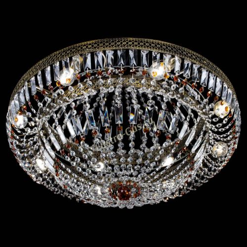 Люстра Венеция Купол пластинка под бронзу Чайная в Симферополе Гусь Хрустальный