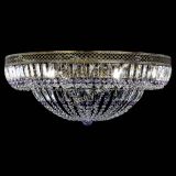 Люстра Венеция Купол пластинка под бронзу Фиолетовая в Симферополе