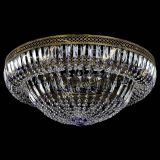 Люстра Венеция Купол пластинка под бронзу Фиолетовая в Симферополе