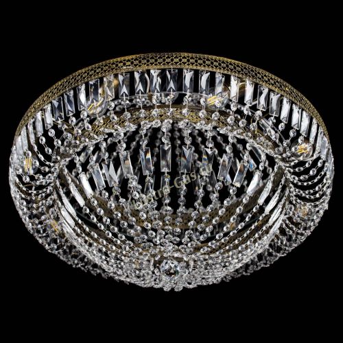 Люстра Венеция Купол пластинка под бронзу в Симферополе Гусь Хрустальный