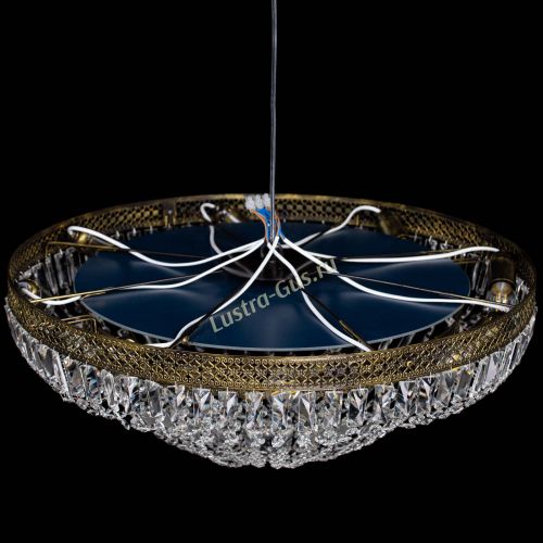 Люстра Венеция Купол пластинка под бронзу в Симферополе Гусь Хрустальный