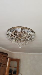 Люстра Венеция Купол пластинка под бронзу отзыв и фото покупателя