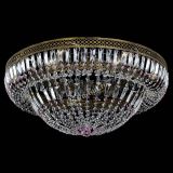 Люстра Венеция Купол пластинка под бронзу Розовая в Симферополе