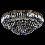 Люстра Венеция Купол пластинка под бронзу Синяя в Симферополе