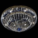 Люстра Венеция Купол пластинка под бронзу Синяя в Симферополе