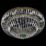 Люстра Венеция Купол пластинка под бронзу Зеленая в Симферополе