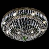 Люстра Венеция Купол пластинка под бронзу Зеленая в Симферополе