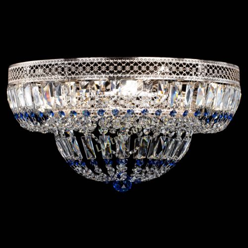 Люстра Венеция Купол пластинка Синяя в Симферополе Гусь Хрустальный