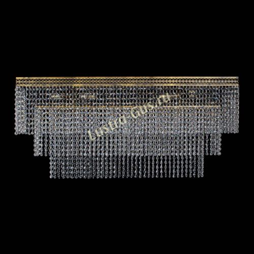 Люстра Прямоугольник Венеция №8 под бронзу в Симферополе Гусь Хрустальный