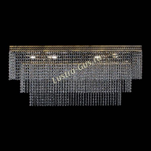 Люстра Прямоугольник Венеция №8 под бронзу в Симферополе Гусь Хрустальный