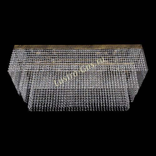 Люстра Прямоугольник Венеция №8 под бронзу в Симферополе Гусь Хрустальный