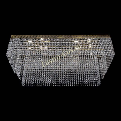 Люстра Прямоугольник Венеция №8 под бронзу в Симферополе Гусь Хрустальный