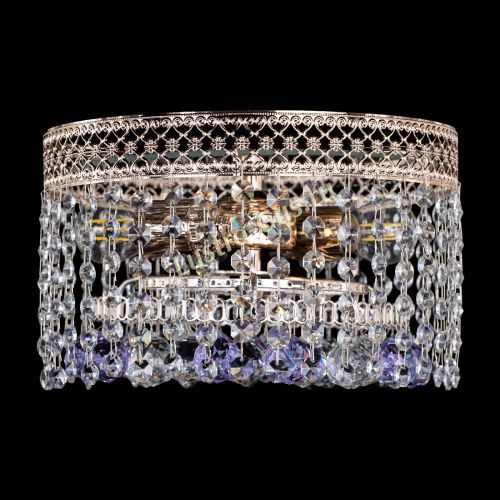 Люстра Венеция шар №2 фиолетовая в Симферополе Гусь Хрустальный