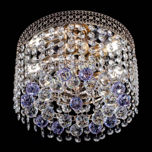 Люстра Венеция шар №2 фиолетовая в Симферополе Гусь Хрустальный