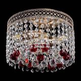 Люстра Венеция шар №2 красная в Симферополе