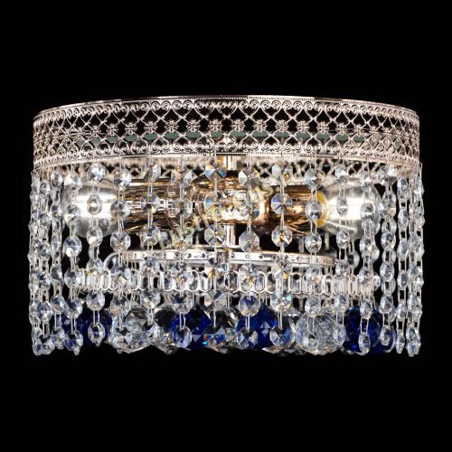 Люстра Венеция шар №2 синяя в Симферополе Гусь Хрустальный