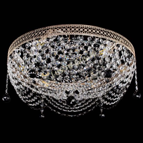 Люстра Венеция Жасмин черная в Симферополе Гусь Хрустальный