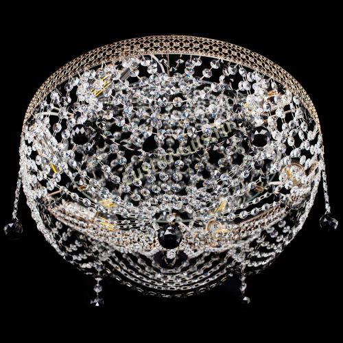 Люстра Венеция Жасмин черная в Симферополе Гусь Хрустальный