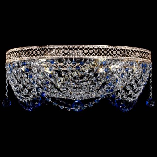 Люстра Венеция Жасмин синяя в Симферополе Гусь Хрустальный