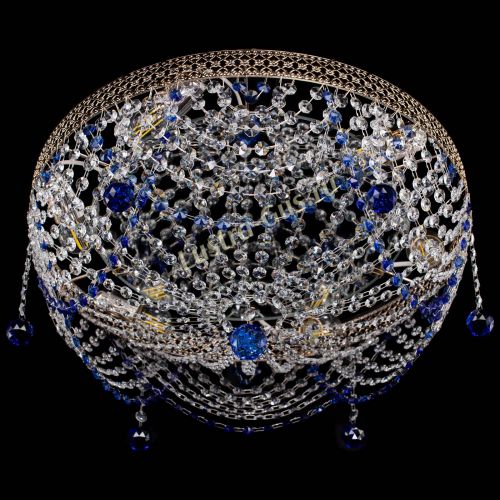 Люстра Венеция Жасмин синяя в Симферополе Гусь Хрустальный