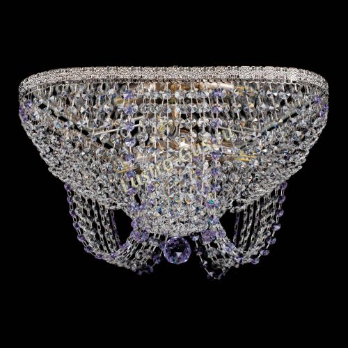 Люстра Верона Токката №5 фиолетовая в Симферополе Гусь Хрустальный