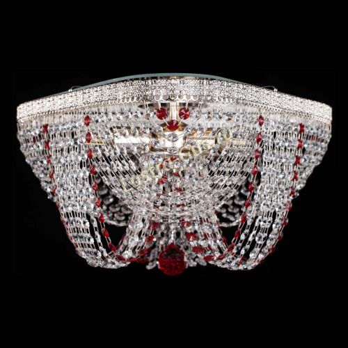 Люстра Верона Токката №5 красная в Симферополе Гусь Хрустальный