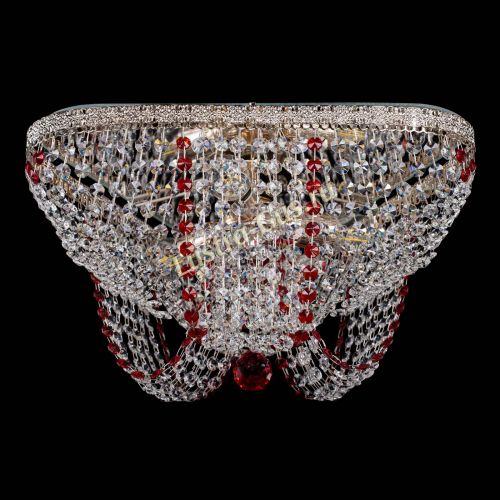 Люстра Верона Токката №5 красная в Симферополе Гусь Хрустальный