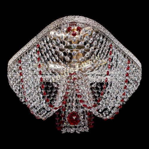 Люстра Верона Токката №5 красная в Симферополе Гусь Хрустальный