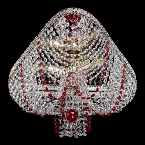 Люстра Верона Токката №5 красная в Симферополе Гусь Хрустальный