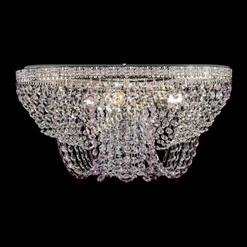 Люстра Верона Токката №5 розовая в Симферополе Гусь Хрустальный