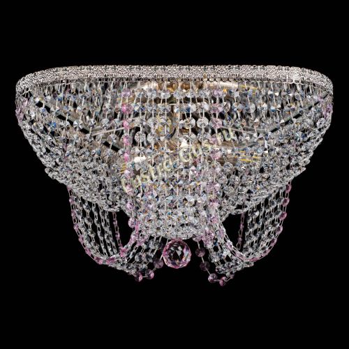 Люстра Верона Токката №5 розовая в Симферополе Гусь Хрустальный