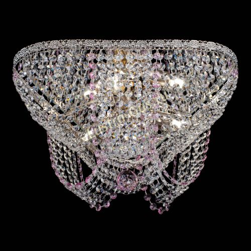 Люстра Верона Токката №5 розовая в Симферополе Гусь Хрустальный