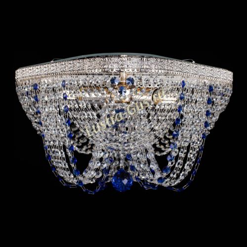 Люстра Верона Токката №5 синяя в Симферополе Гусь Хрустальный
