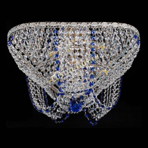Люстра Верона Токката №5 синяя в Симферополе Гусь Хрустальный